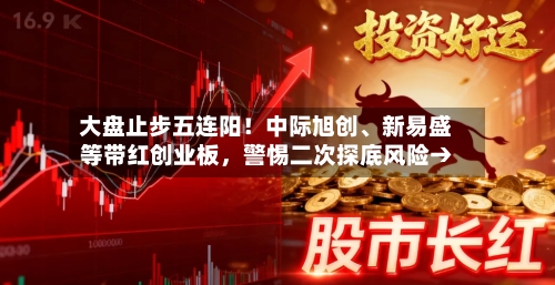大盘止步五连阳！中际旭创	、新易盛等带红创业板，警惕二次探底风险→-第2张图片