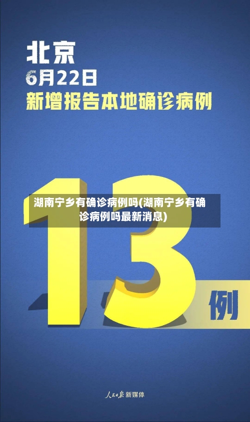 湖南宁乡有确诊病例吗(湖南宁乡有确诊病例吗最新消息)-第2张图片