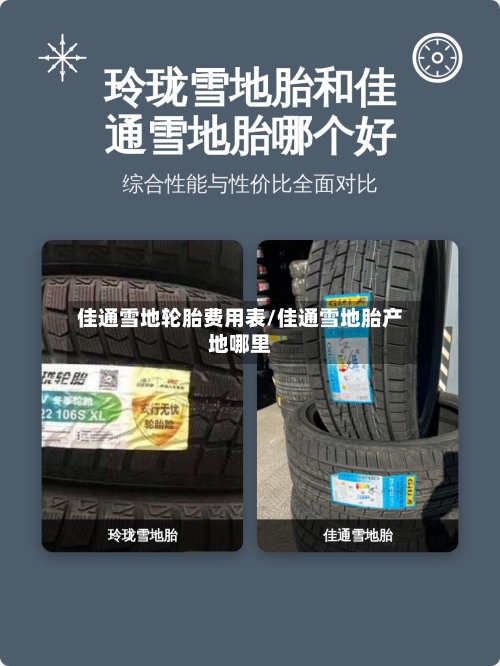 佳通雪地轮胎费用表/佳通雪地胎产地哪里-第2张图片