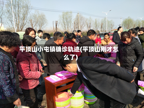 平顶山小屯镇确诊轨迹(平顶山刚才怎么了)