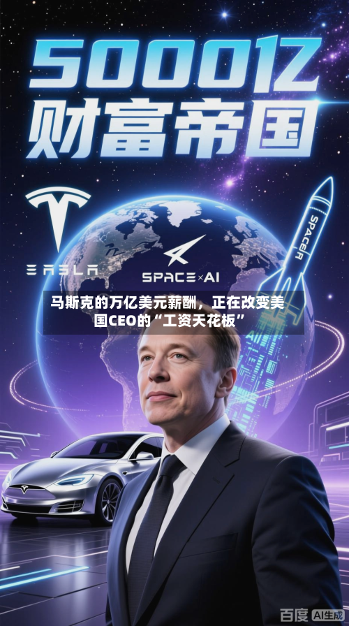 马斯克的万亿美元薪酬	，正在改变美国CEO的“工资天花板”-第3张图片