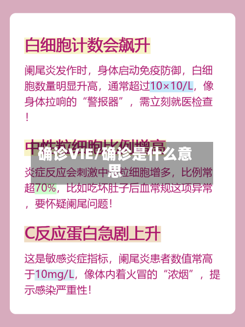 确诊VIE/确诊是什么意思